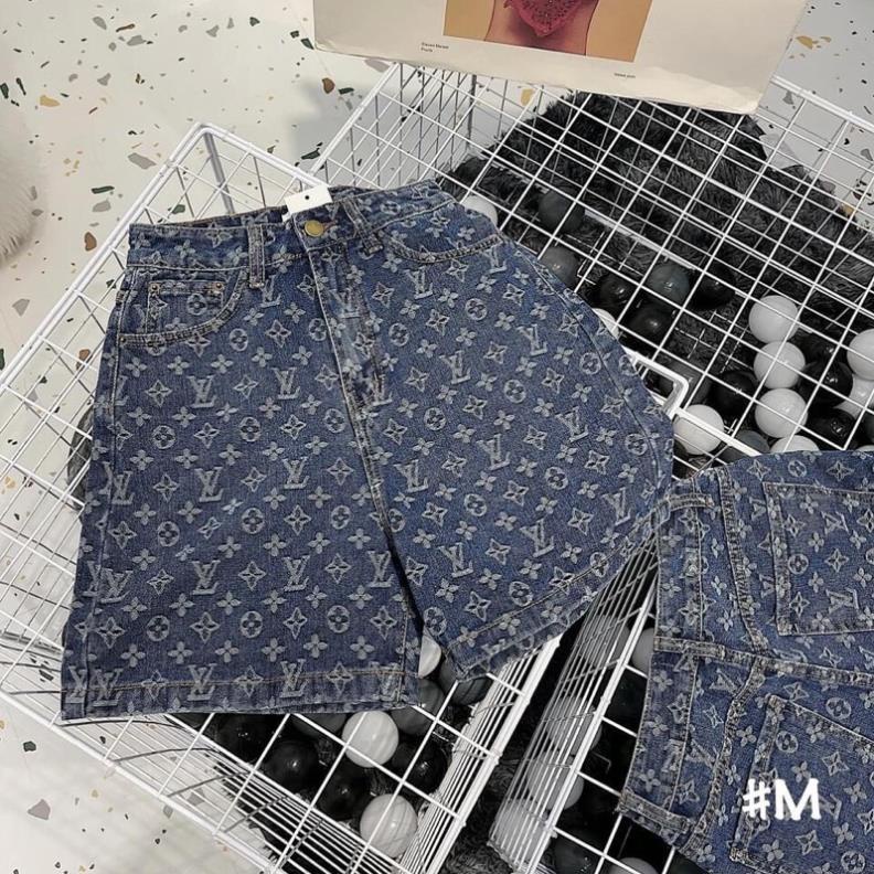 Quần Short Jean Nữ Trẻ Trung Năng Động- Quần Jean Đùi Nổi Vân Cao Cấp