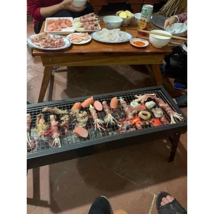 BẾP NƯỚNG THAN HOA BBQ NGOÀI TRỜI