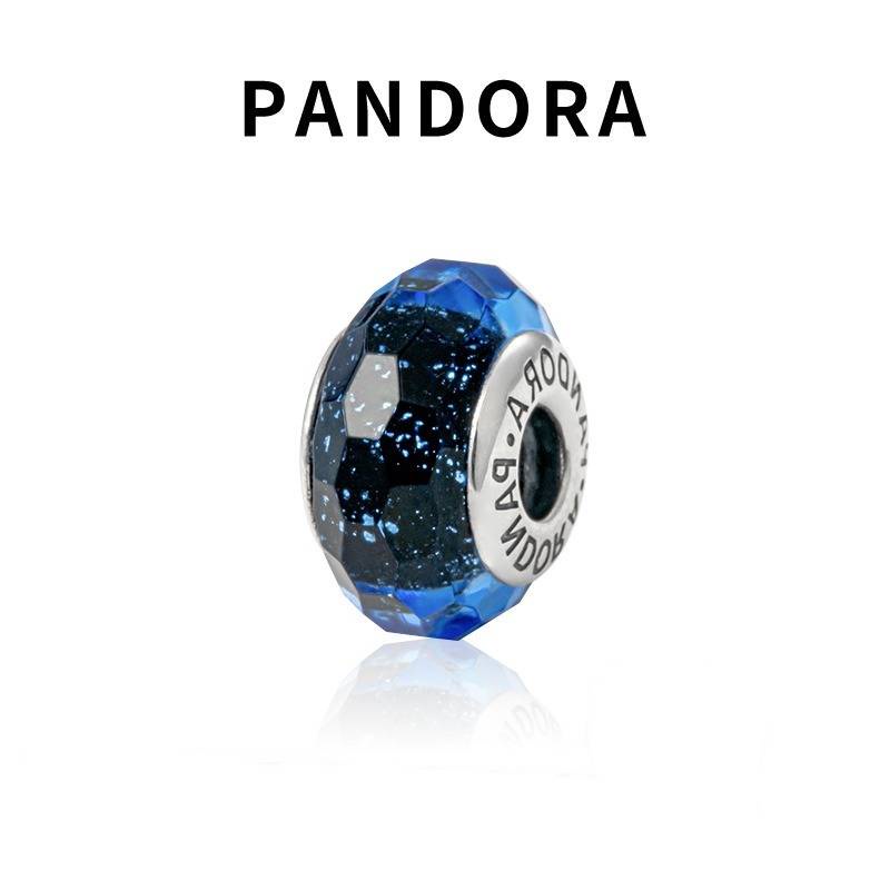 Pandora Mặt Dây Chuyền Thủy Tinh Murano Màu Tím