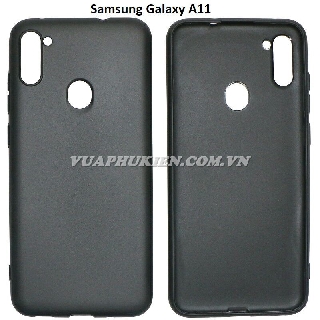 Ốp lưng silicone dẻo màu đen cho Samsung Galaxy A11, M51, M11, A70, A80, J6, J6 Plus, J4 Plus (2018)