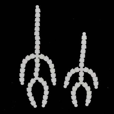 Khung xương nhựa trắng cho búp bê bông kích thước 15cm và 20cm