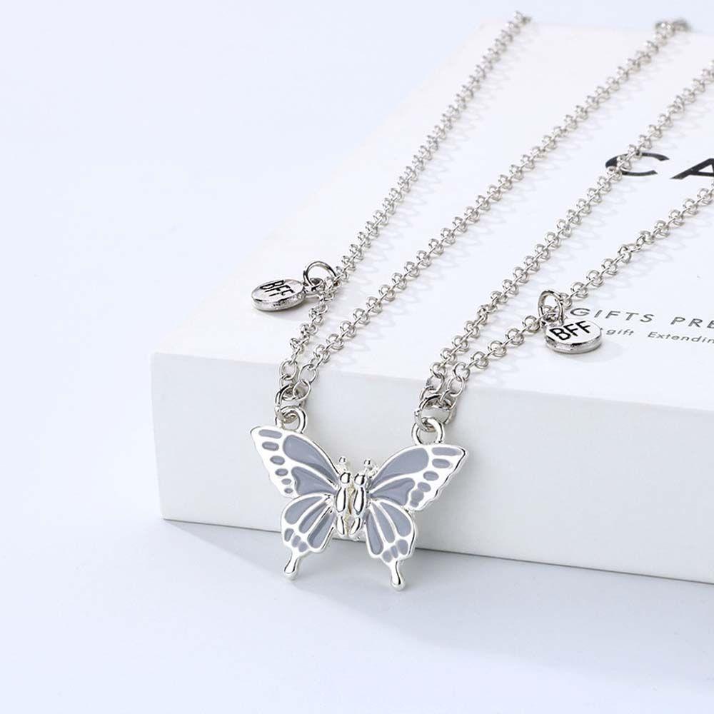 Vòng Cổ Choker Mặt Hình Bướm Phong Cách Hàn Quốc Thanh Lịch Dễ Phối Đồ Dành Cho Nữ