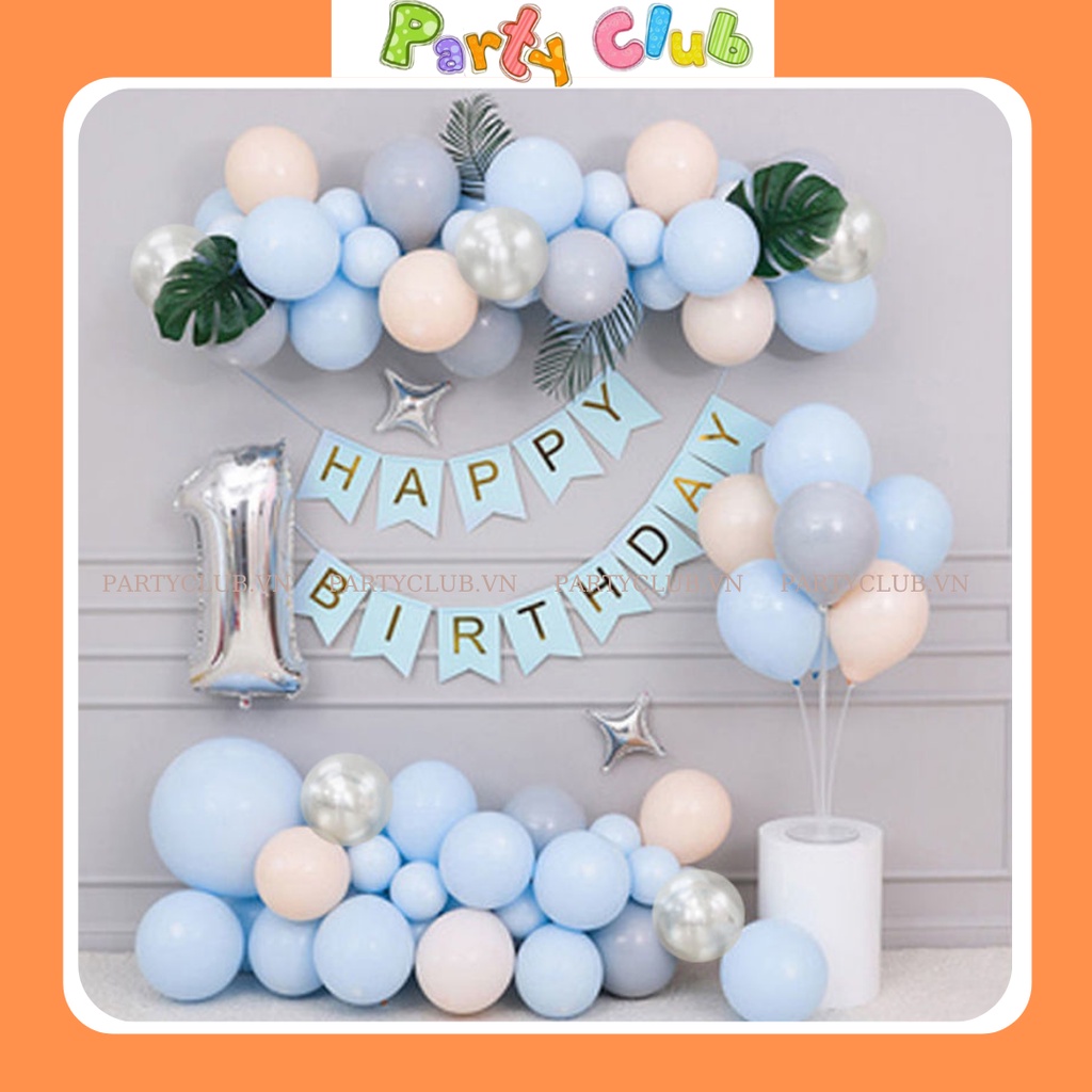 Set bóng trang trí sinh nhật tại nhà mẫu DG002