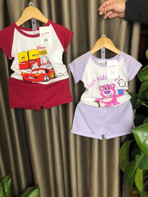 Combo 3b cotton hè kute cho bé