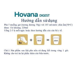 [Date 10.2024] Sữa Bột Hovana Digest lon 900g