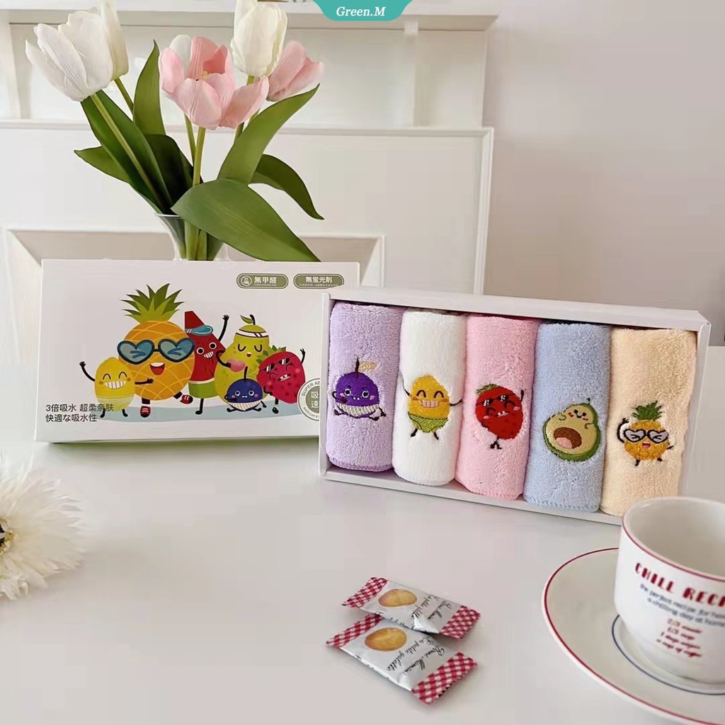 Bộ 5 Khăn Lông Cừu San Hô Họa Tiết Hoạt Hình Cinnamoroll My Melody Kuromi Linabell Sanrio Dễ Thương