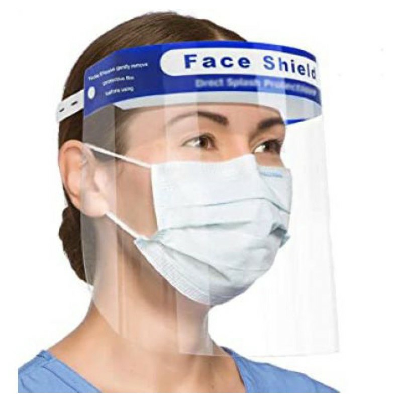 KÍNH MẶT NẠ CHỐNG VI KHUẨN - TẤM CHẮN GIỌT BẮN, BỤI BẨN  FACE SHIEID