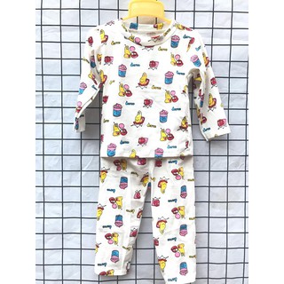 [XẢ] Bộ cotton co giãn 4 chiều cho bé trai/ gái