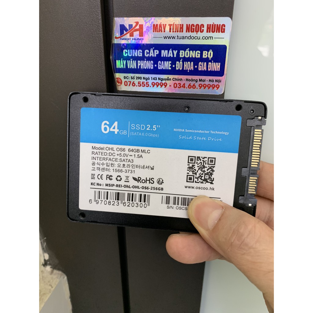 Bán 100 ổ SSD hãng OSCOO OS6 64GB MLC và 100 ổ SSD SSD SanDisk Z400s - 256G