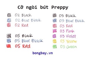Bút mực Nhật Preppy f03