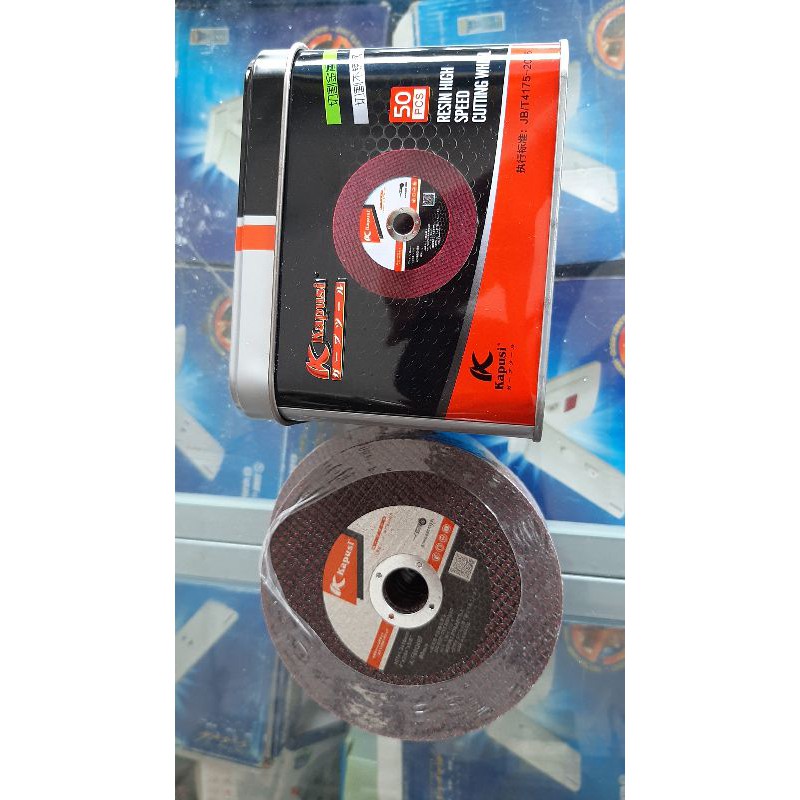 Set 50 viên đá cắt sắt inox 1 tấc KAPUSI NHẬT BẢN