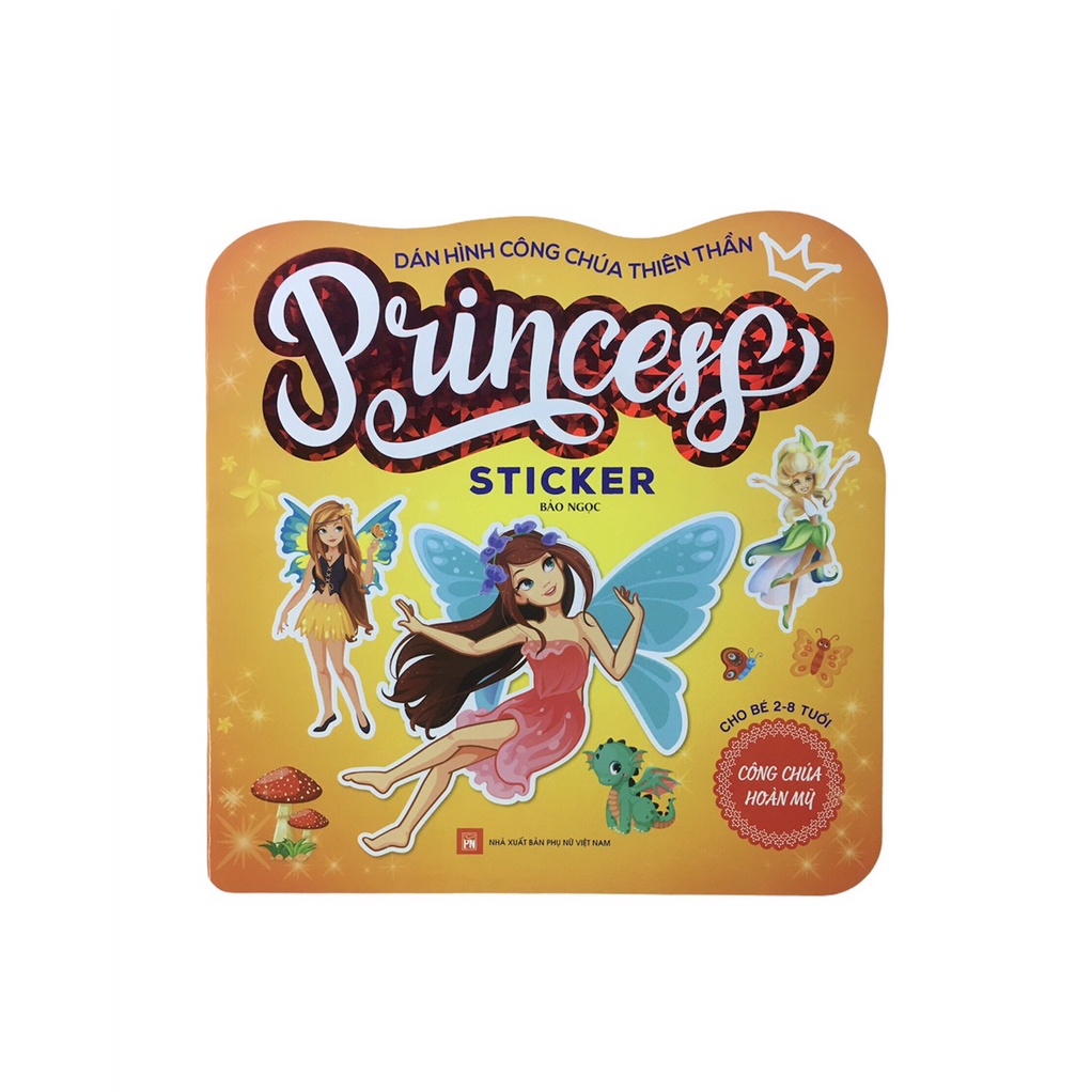 Sách Dán hình Công chúa Thiên Thần - Combo 6 Quyển