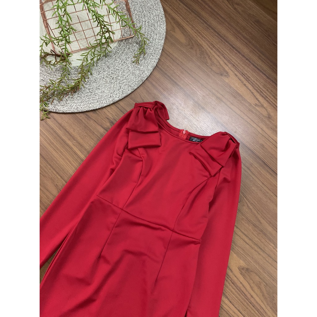 Đầm Nơ Vai Đuôi Cá T opshop