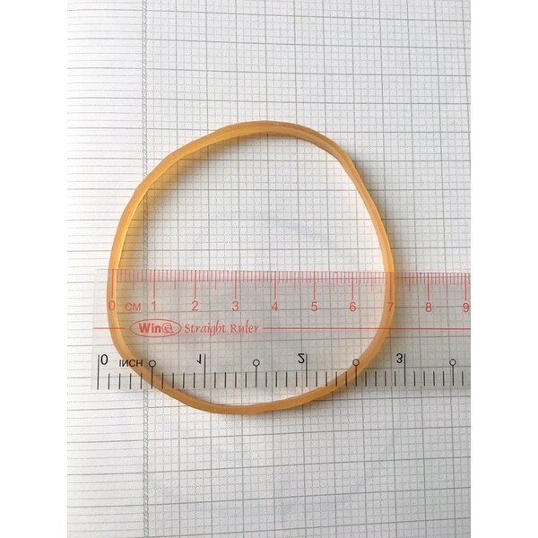 Dây thun bản lớn, dày, cao su tự nhiên, 70x5mm