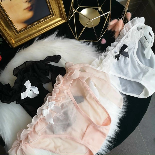 Quần Lót Nữ Tiểu Thư Buộc Nơ Sexy -  Quyến Rủ - Gợi Cảm Min Underwear 57250 (Không Nơ Đùi ) - Freesize 45 - 60kg | BigBuy360 - bigbuy360.vn