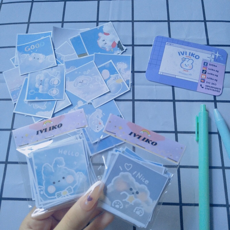 IVI IKO | Set 24 sticker Sky Cute - bầu trời dễ thương