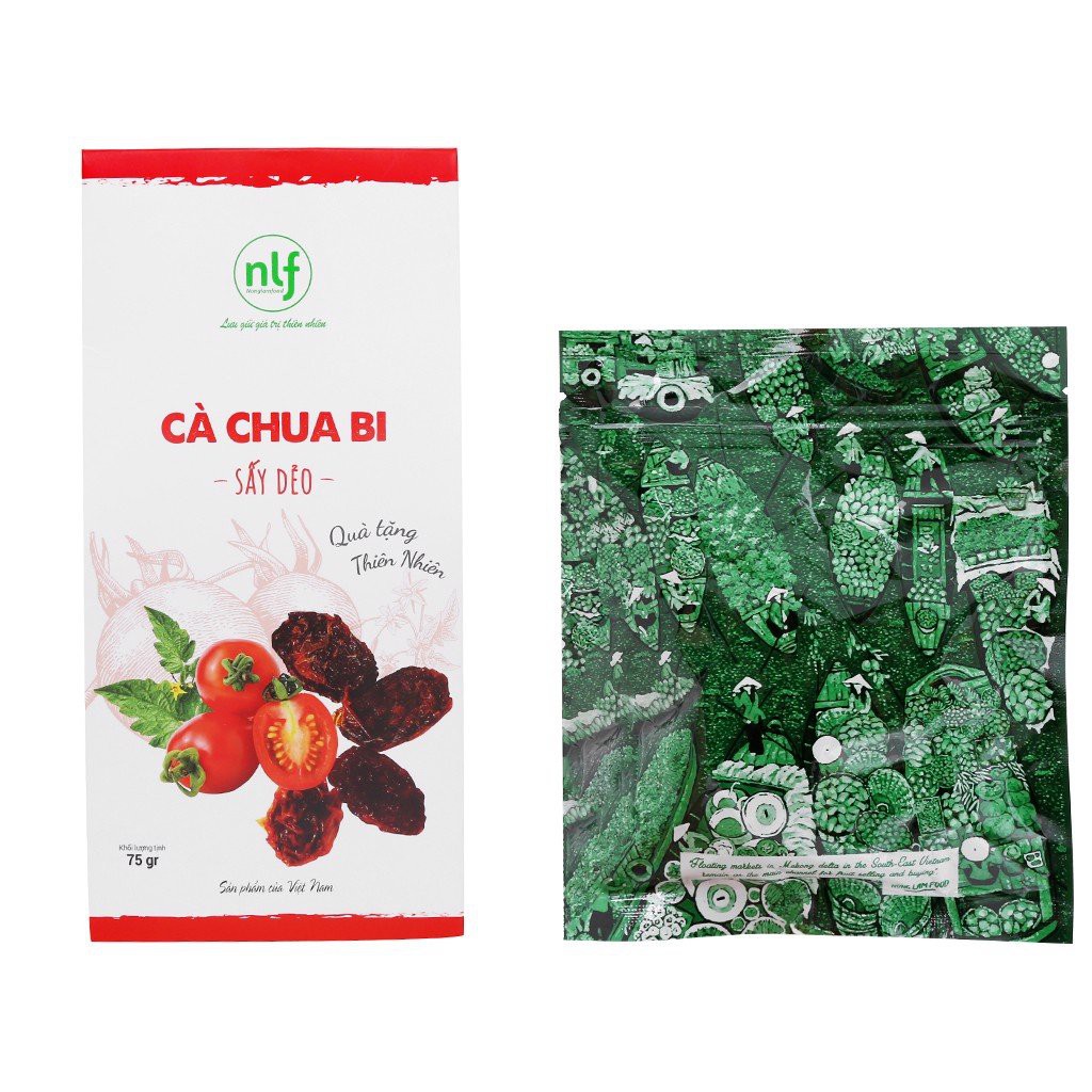 Cà Chua Bi Sấy Dẻo (Dried Grape Tomato) - Nông Lâm Food 100% Từ Thiên Nhiên sản phẩm an toàn, chất lượng