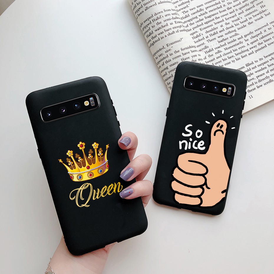 Ốp điện thoại silicon mềm in hình hoạt hình cho Samsung Galaxy S10 S10E S10 Plus
