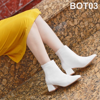 Giày bot cổ cao thời trang nữ cao 5cm - bot03