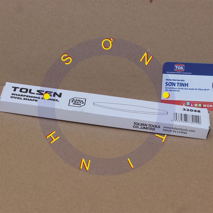 ĐÁ MÀI DAO 230mm TOLSEN 32048 SHARPENING STONES, OVAL SHAPE