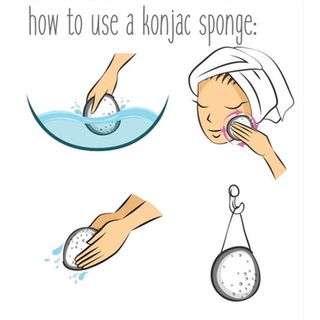 Bông rửa mặt Konjac Lavender