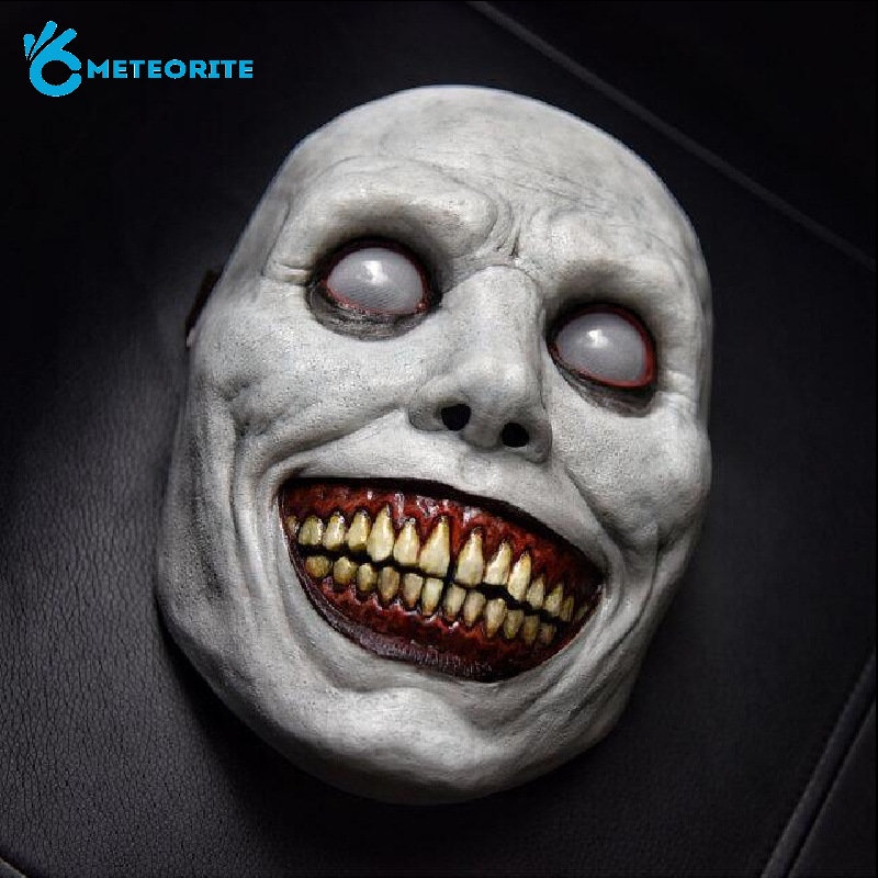 Mặt Nạ Hóa Trang Halloween 2 Màu Hình Mặt Cười Độc Đáo