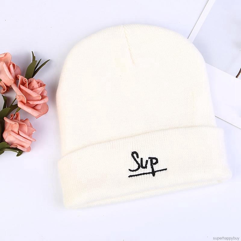 Mũ Len Beanie In Chữ Cho Nam Và Nữ