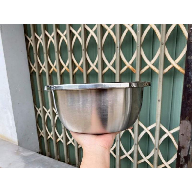 Bộ 5 thau inox size to