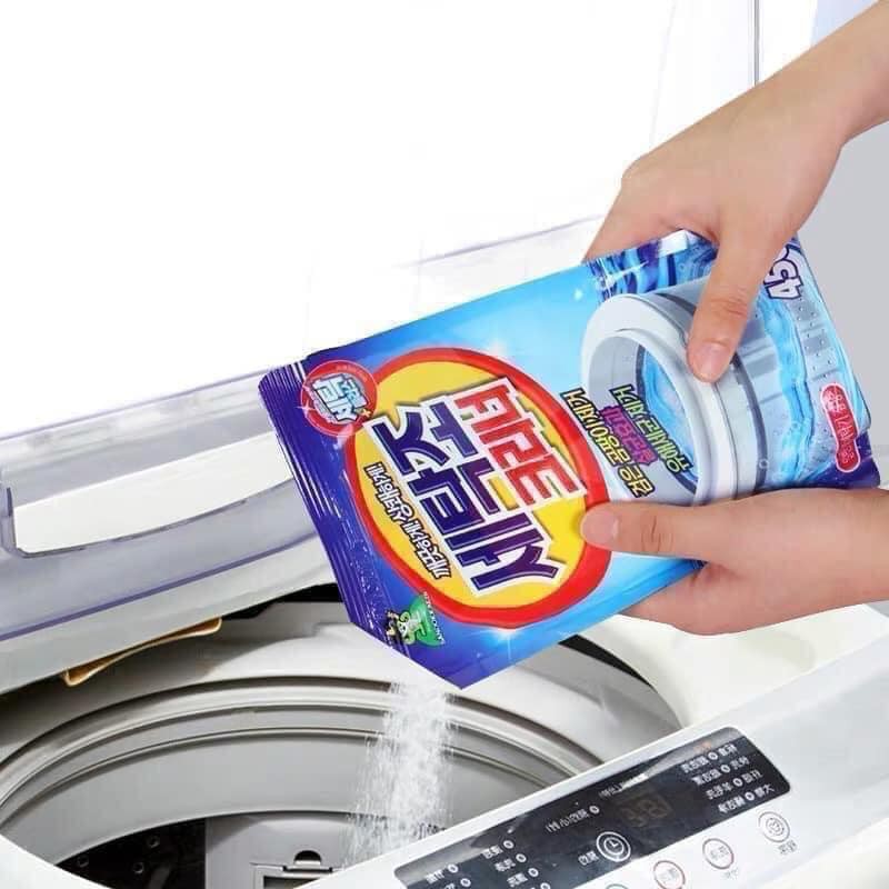 Bột tẩy vệ sinh lồng máy giặt Hàn Quốc gói 450g