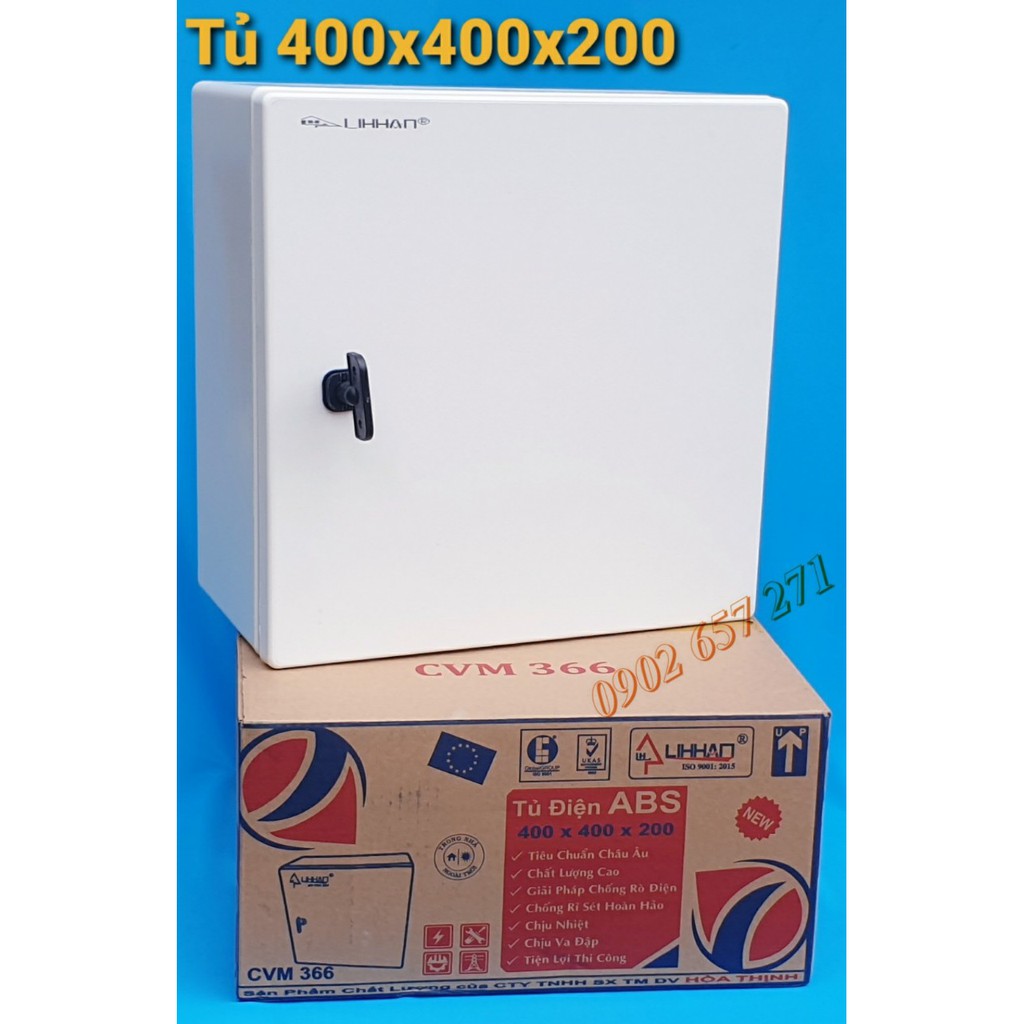 Vỏ tủ điện nhựa ABS 400x400x200