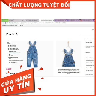 [THANH LÍ GIÁ NHẬP] QUẦN YẾM BÒ ZARA ĐÁP RÁCH