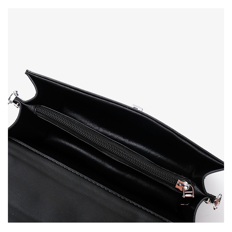 🌸Hàng Order🌸 Túi Xách Nữ CEEKAY Da Trần Nắp Gập Khóa Gài Quai Da Kèm Quai Phối Xích Sang Chảnh Nữ Tính 🌸Hàng Quảng Châu