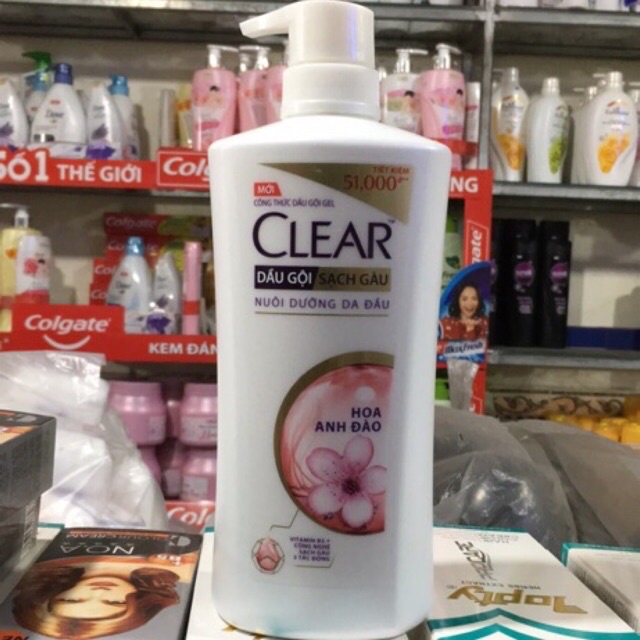 Dầu Gội Clear Hoa Anh Đào 630g (618ml)