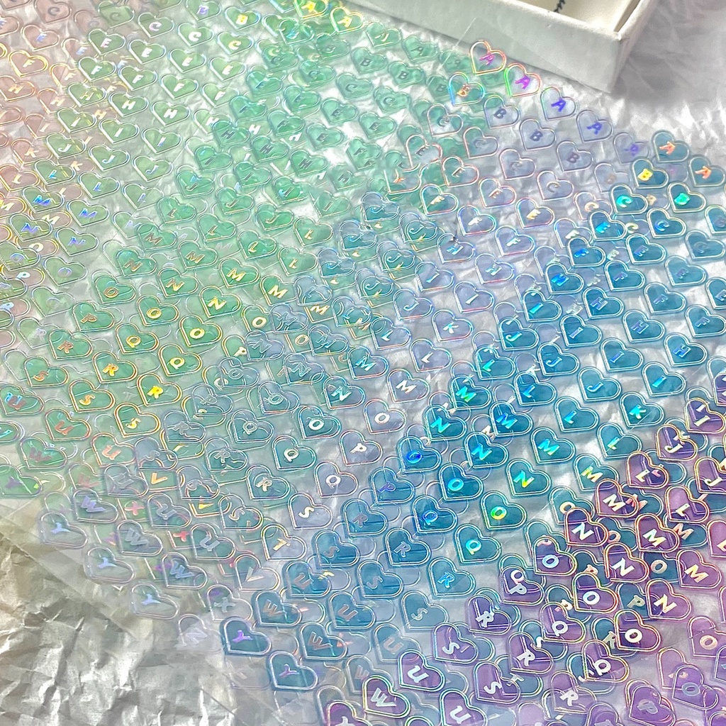 1 Miếng Dán Trang Trí Điện Thoại Hình Chữ Cái Tiếng Anh