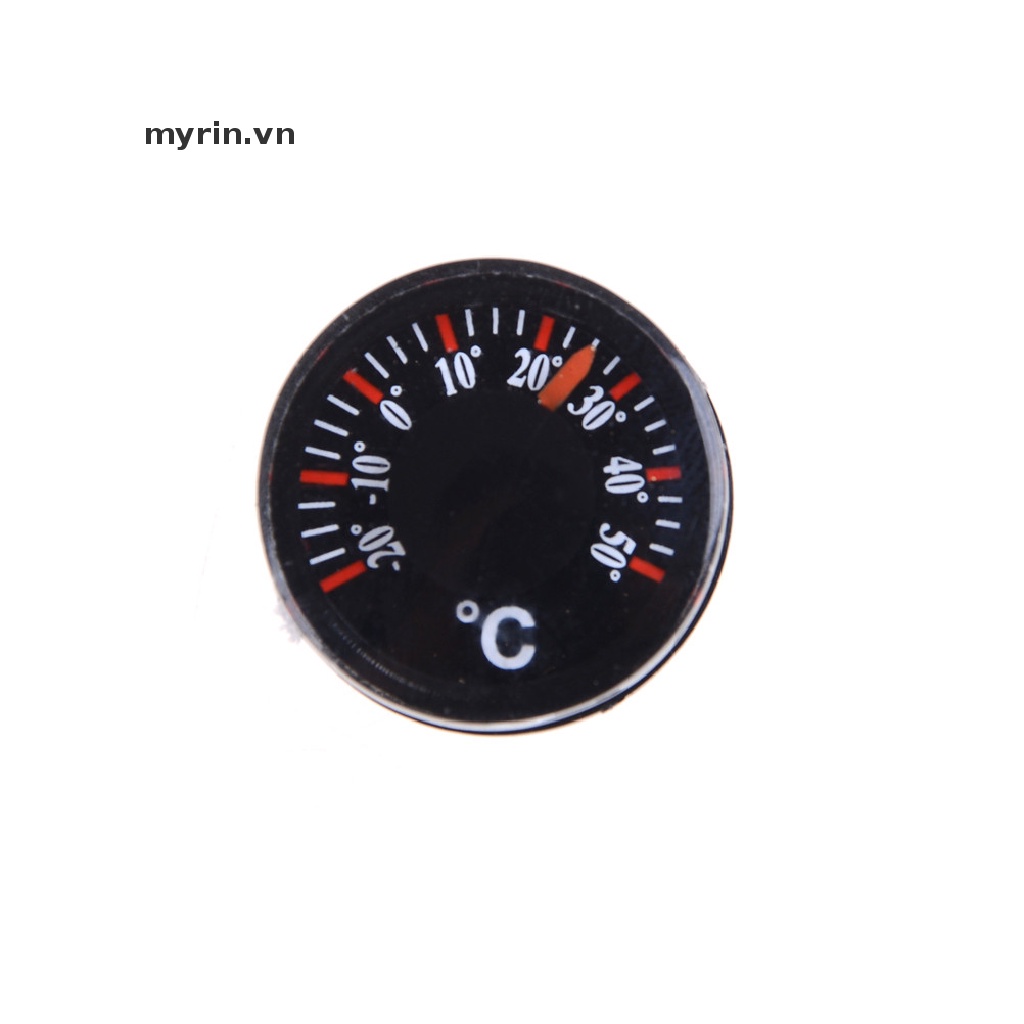 Nhiệt Kế Tròn mini Bằng Nhựa Đường Kính 20mm