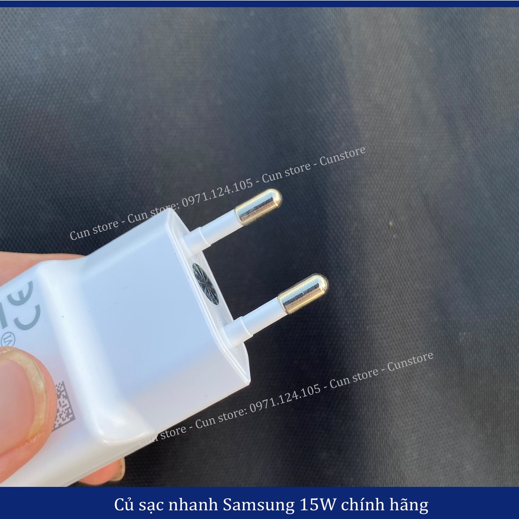 Bộ sạc nhanh Samsung 15W zin cho S8,S9,Note 8,Note 9 | Bảo hành 12 tháng
