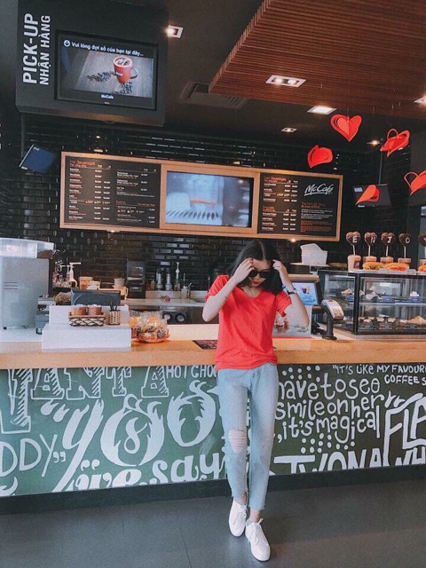 🇱🇷Áo thun Basic Tees🇱🇷 V_Neck