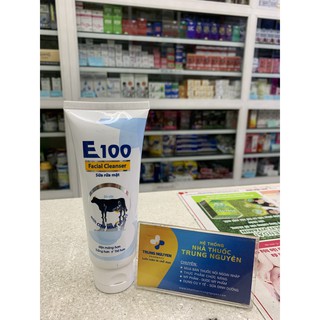 Sữa rửa mặt dưỡng trắng E100 con bò Facial Cleanser 80ml