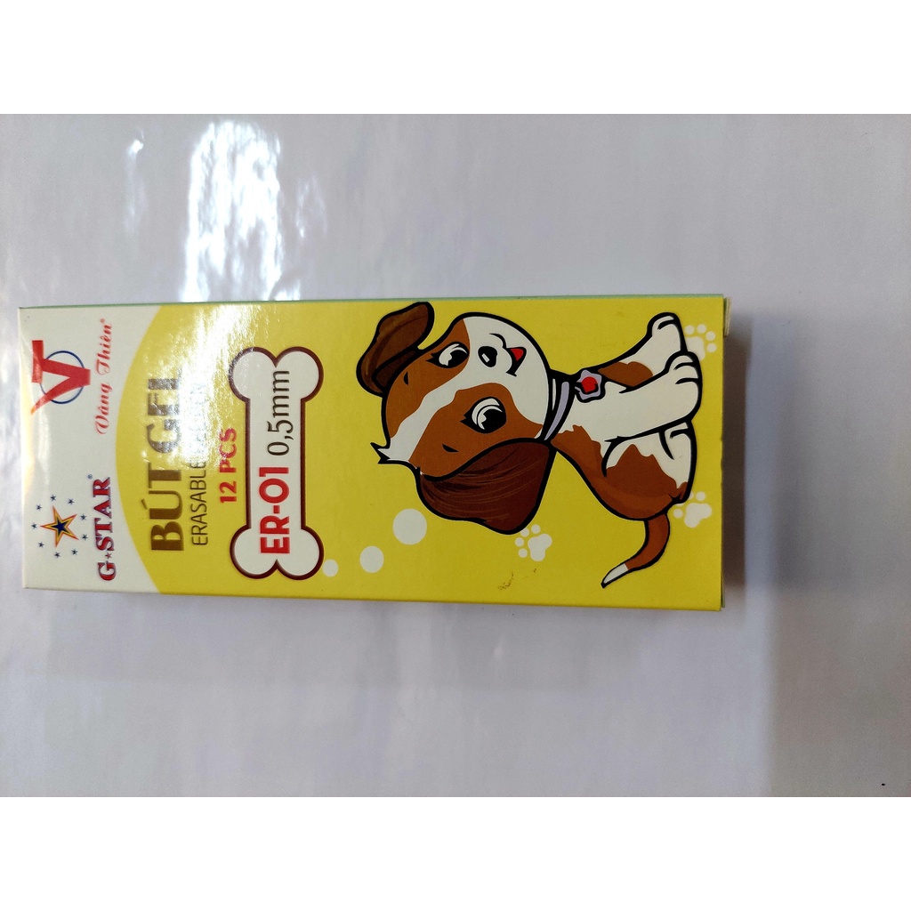 Bút Gel Tím xóa được G-Star ngòi 0.5ml Học Sinh - Đồ dùng đi học
