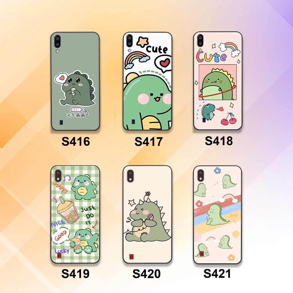 Ốp lưng SAMSUNG A10 - M10 in hình khủng long cute