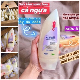 Sữa tắm cá ngựa (chất kem vàng, siêu thơm, giữ ẩm 100%)