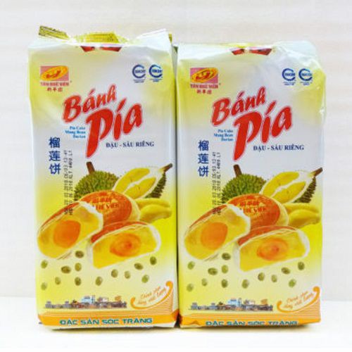 Bánh pía đậu sầu riêng 3 sao Tân Huê Viên 440g