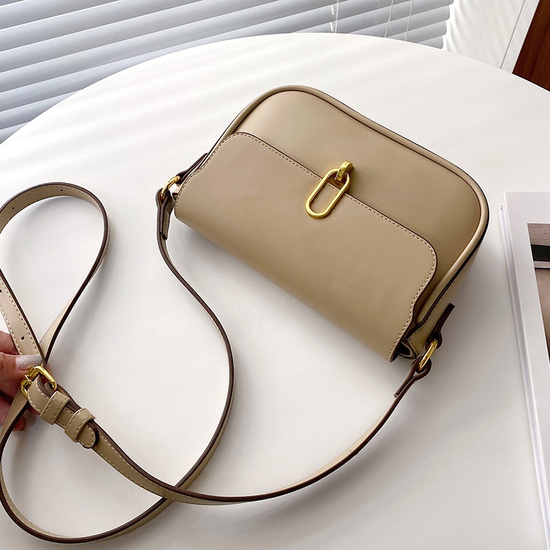 Túi Đeo Vai Bằng Da Pu Màu Trơn Thời Trang Cho Nữ