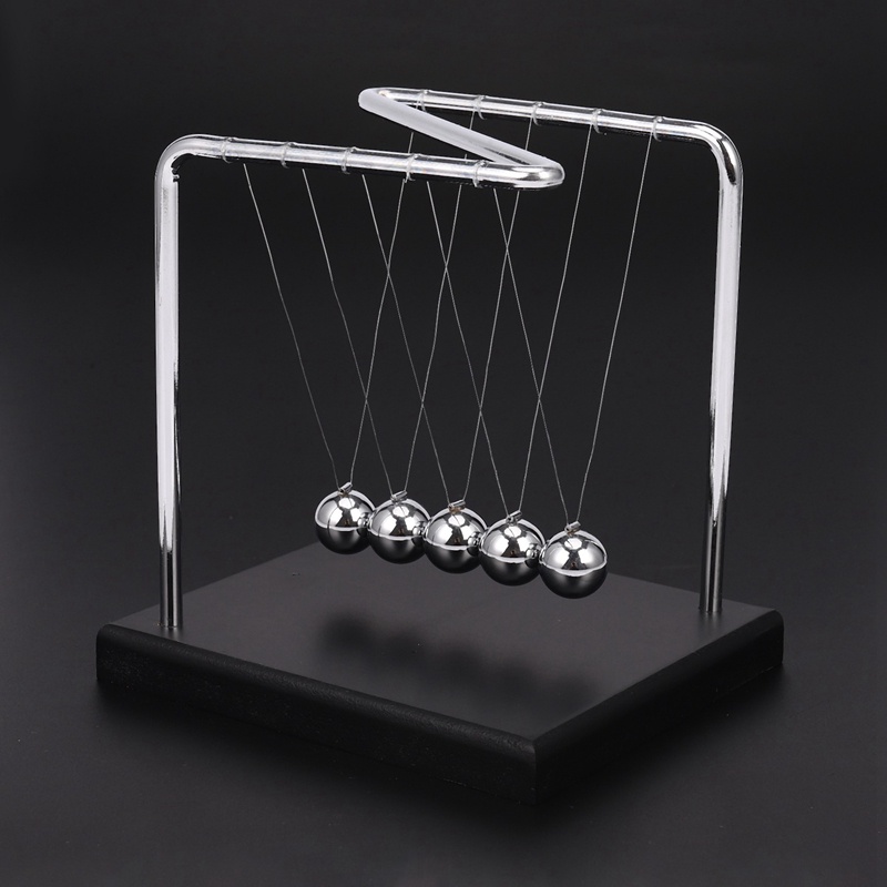 Mô hình đồ chơi con lăn chuyển động cân bằng newton hình chữ Z bằng gỗ dạy học cho trẻ