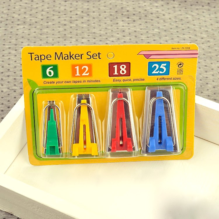 Bias Tape-bộ 4 (bộ dụng cụ làm nẹp viền vải)