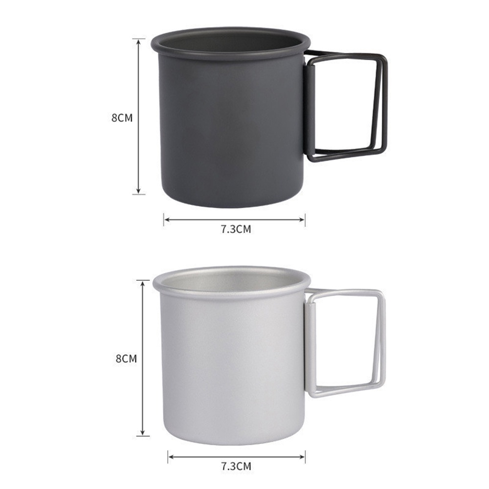 Cốc Uống Nước Bằng Nhôm Có Thể Gấp Lại Tiện Dụng