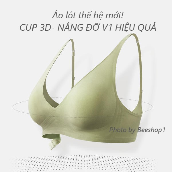 𝙔𝙚̂𝙪 𝙩𝙝𝙪̛𝙤̛𝙣𝙜 𝙫𝙤̀𝙣𝙜 1 - [ HÀNG CAO CẤP ] - Áo lót đúc su non sữa 3D SILLY định hình vòng ngực siêu mềm AS180