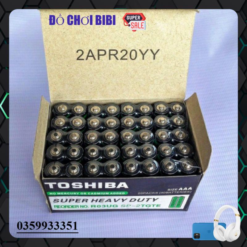[FreeShip] [Chính hãng] Pin đũa AAA than Toshiba, pin AA dùng cho  điều khiển, đồ chơi
