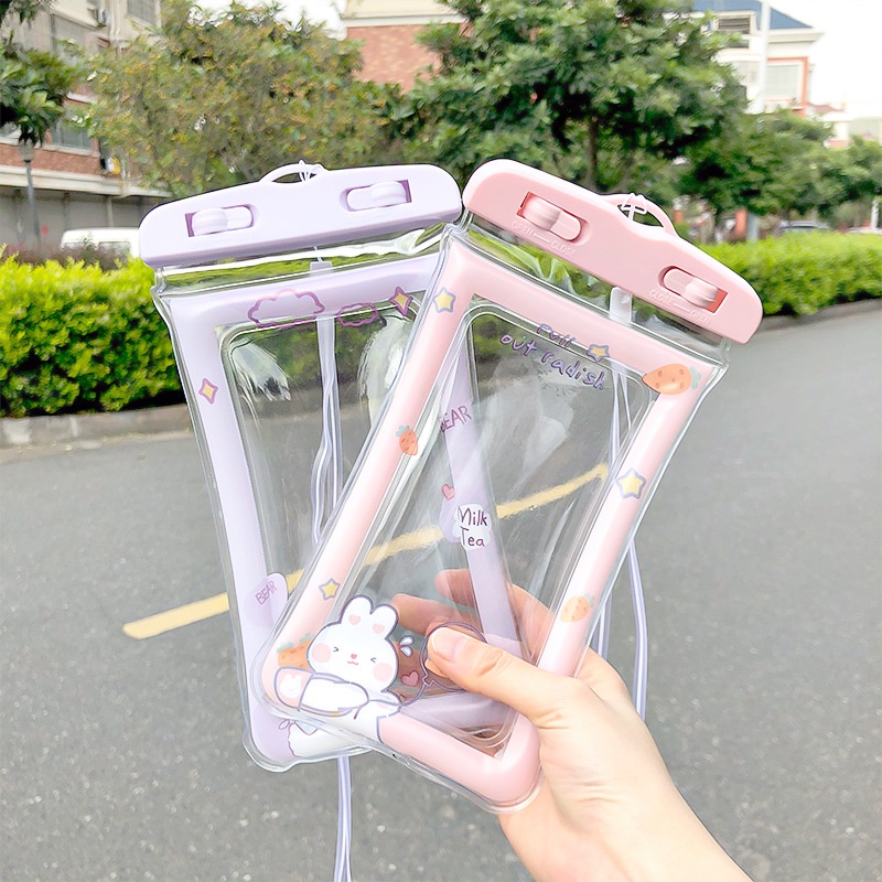 Túi chống nước cho điện thoại họa tiết dễ thương - UniLabel