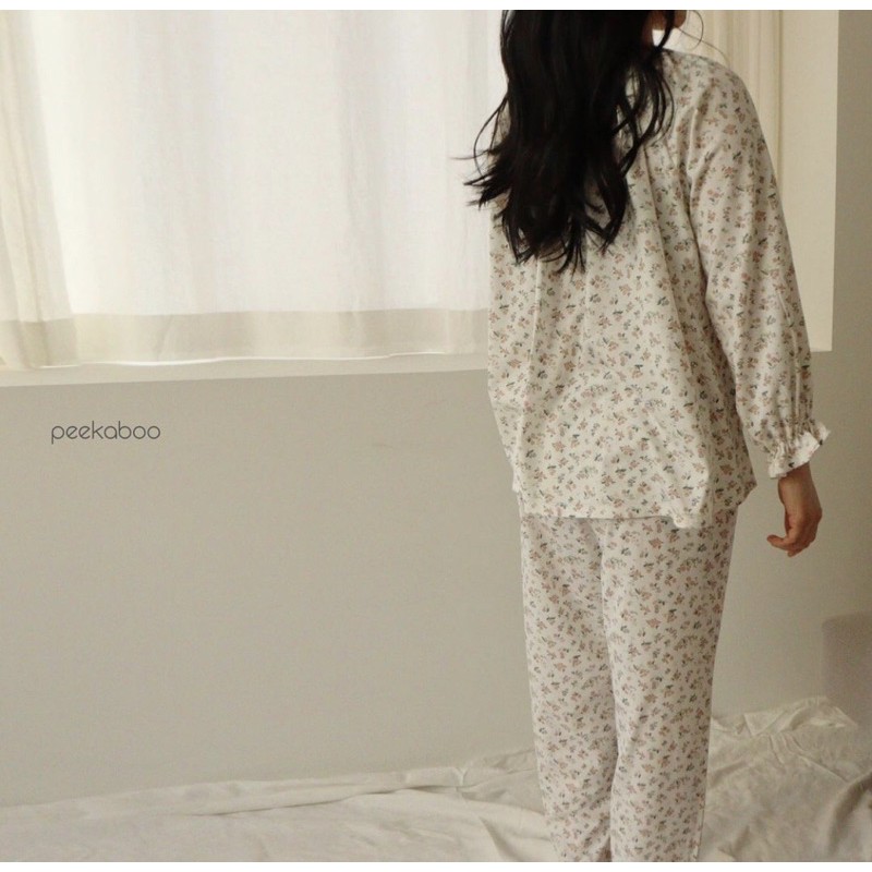 Bộ rời hoa nhí cho mẹ&bé gái diện #peekaboo